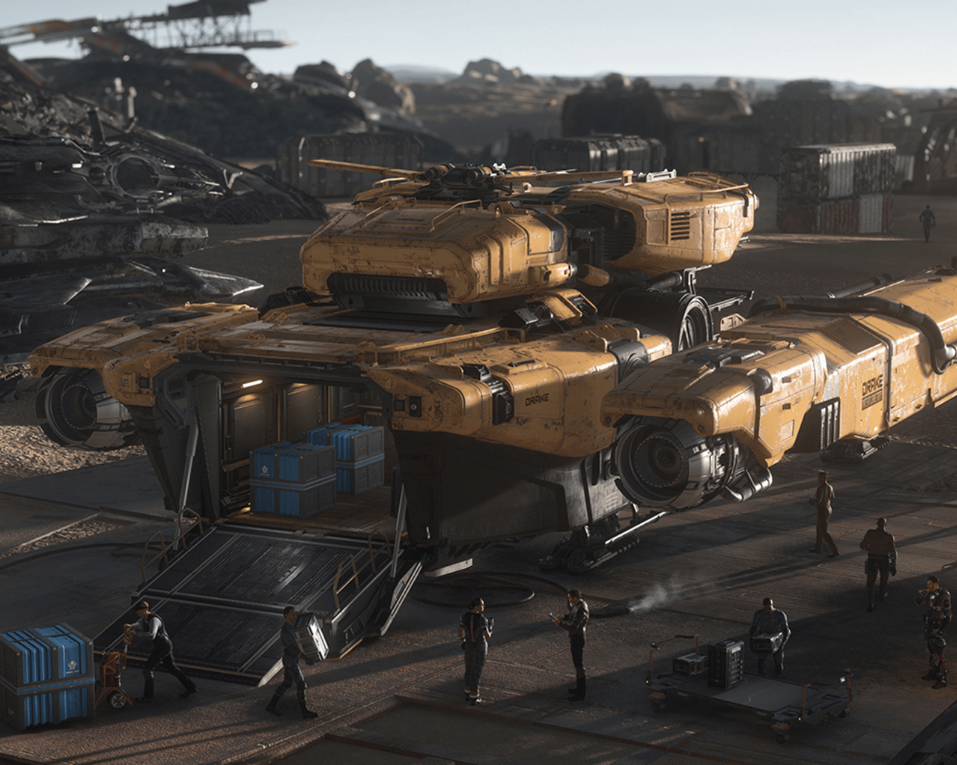 the drake vulture dropping off recycled ship hulls